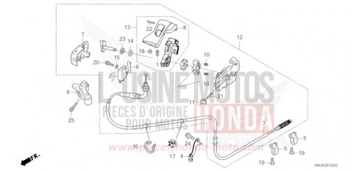 LEVA FRENO DI STAZIONAMENTO NC750XDP di 2023